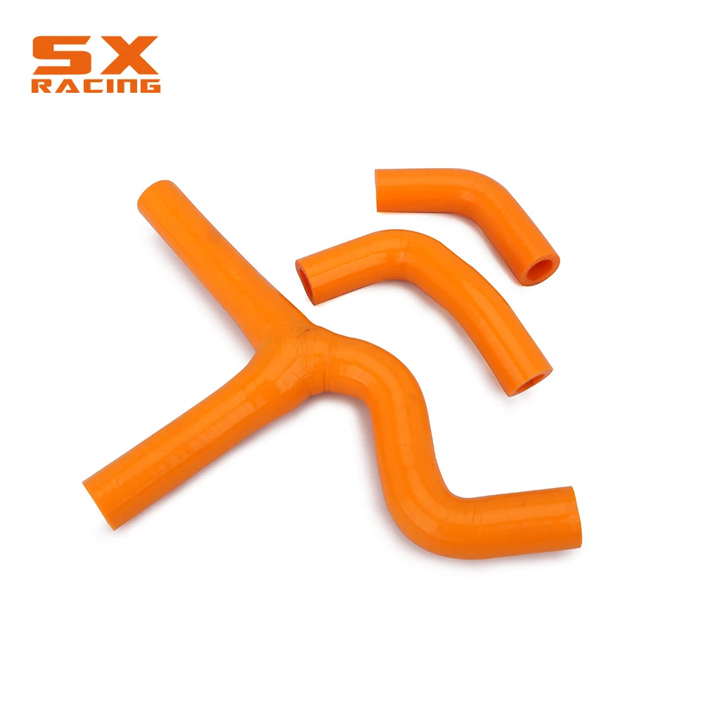 Мотоцикл оранжевый водопровод силиконовый радиатор охлаждающей жидкости шланг для KTM SX450 SX525 EXC450 EXC525 MXC450 MXC525 2003-2006 Байк