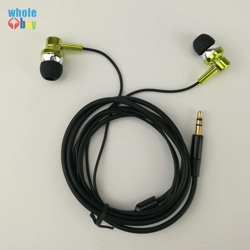 

300pcs/lot In-ear Earbuds 3.5mm Jack Earphone 1.2m Thick Wire Headset for Iphone 6 7 Mobile Phones MP3 MP4 Airpods Samsung