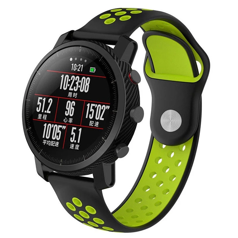 

Multi-color Silicone Watchband Sport Wrist Band Strap For Xiaomi HuaMi Amazfit 2 Smart Watch Replacement Wristband Bracelet