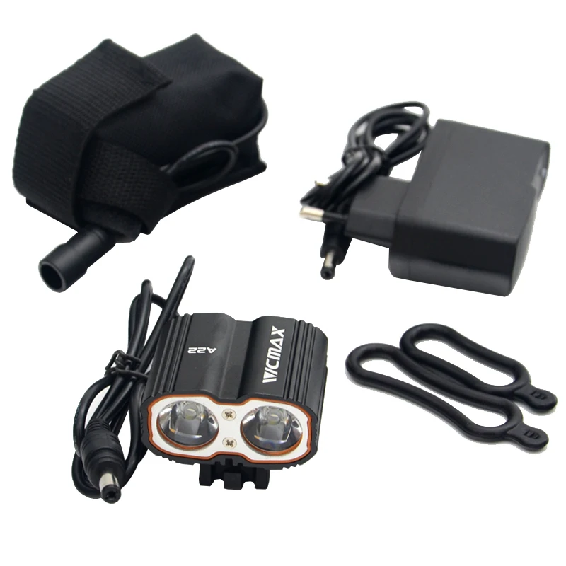 Flash Deal 2017 New led bicycle light  XM-L T6 LED bike light lamp Front headLight Lamp + 8.4V 18650 Battery Pack + Charger 10