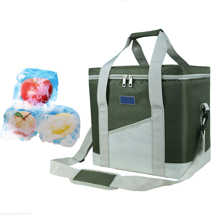 21L Oxford Aluminum Thermal Picnic Bags for Adults Men Food Lunch