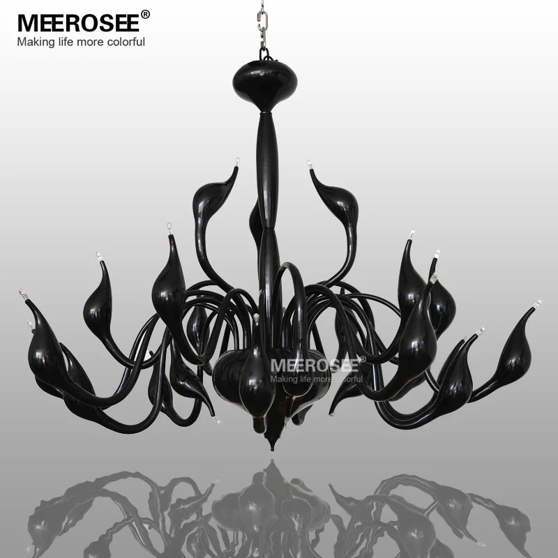 Modern White Swan Chandelier Light Fixture Lighting Ing Black Modern White Swan Chandelier Light Fixture Lighting Ing Black Hanging Suspension Drop Lamparas Lamp In Chandeliers From Lights