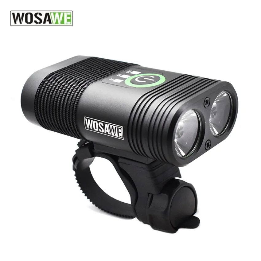 WOSAWE USB Rechargeable Bike Light LED Bicycle Headlight Waterproof MTB Mountain Road Bikes Cycling Safety for Commuting Riding