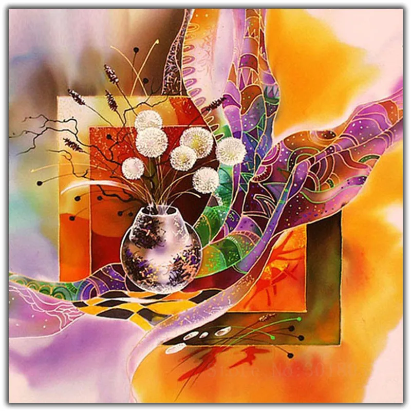 3D Diy Diamond Painting Cross Stitch Bottled Grass &amp Needlework Embroidery Full Round Mosaic Decoration Resin | Дом и сад