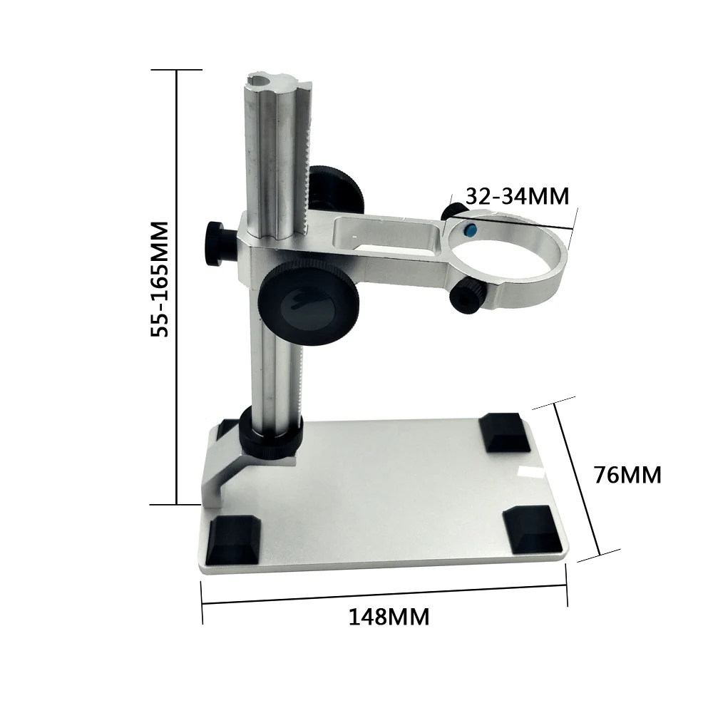 32-34 мм Лупа Al-alloy стент Набор Универсальный алюминиевый настольный держатель для электронного цифрового USB микроскопа внутренний диаметр
