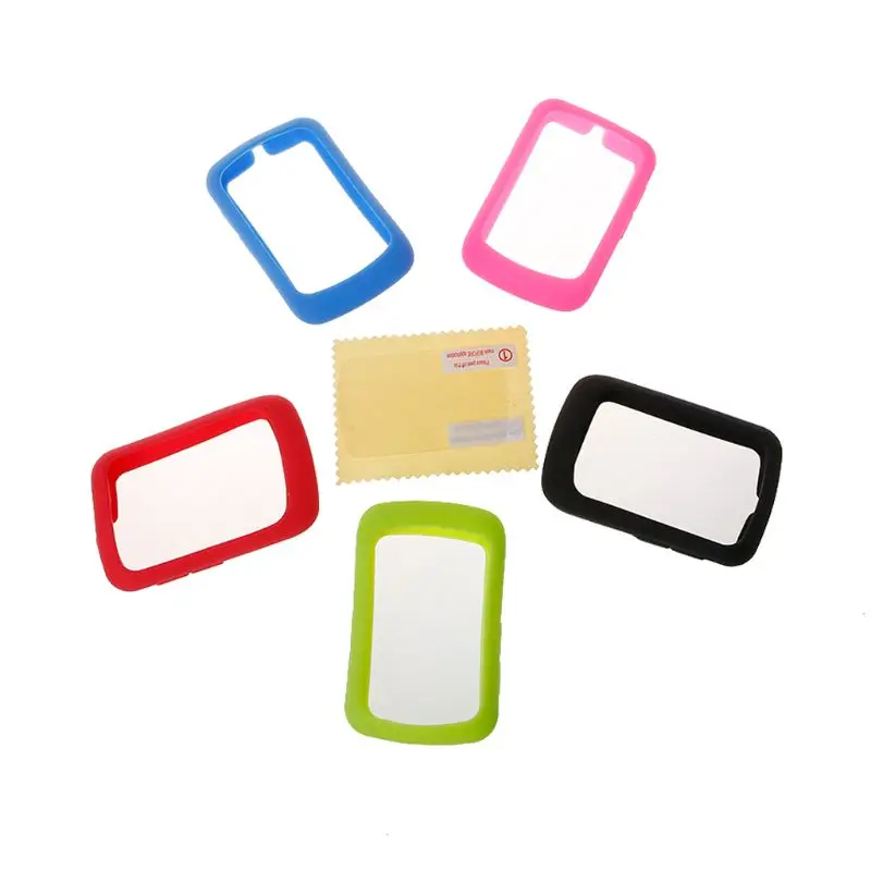 

Bicycle Computer Silicone Cover Soft Elastic Protection Stopwatch Protector With Film For Bryton 410 405
