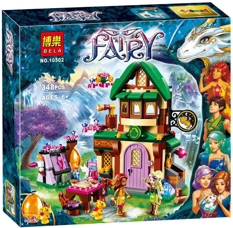 348Pcs New 10502 Friend Elves The Starlight Inn Kits Minis Compatible With 41174 Building Blocks Bricks Girl Wood Toys Legoings
