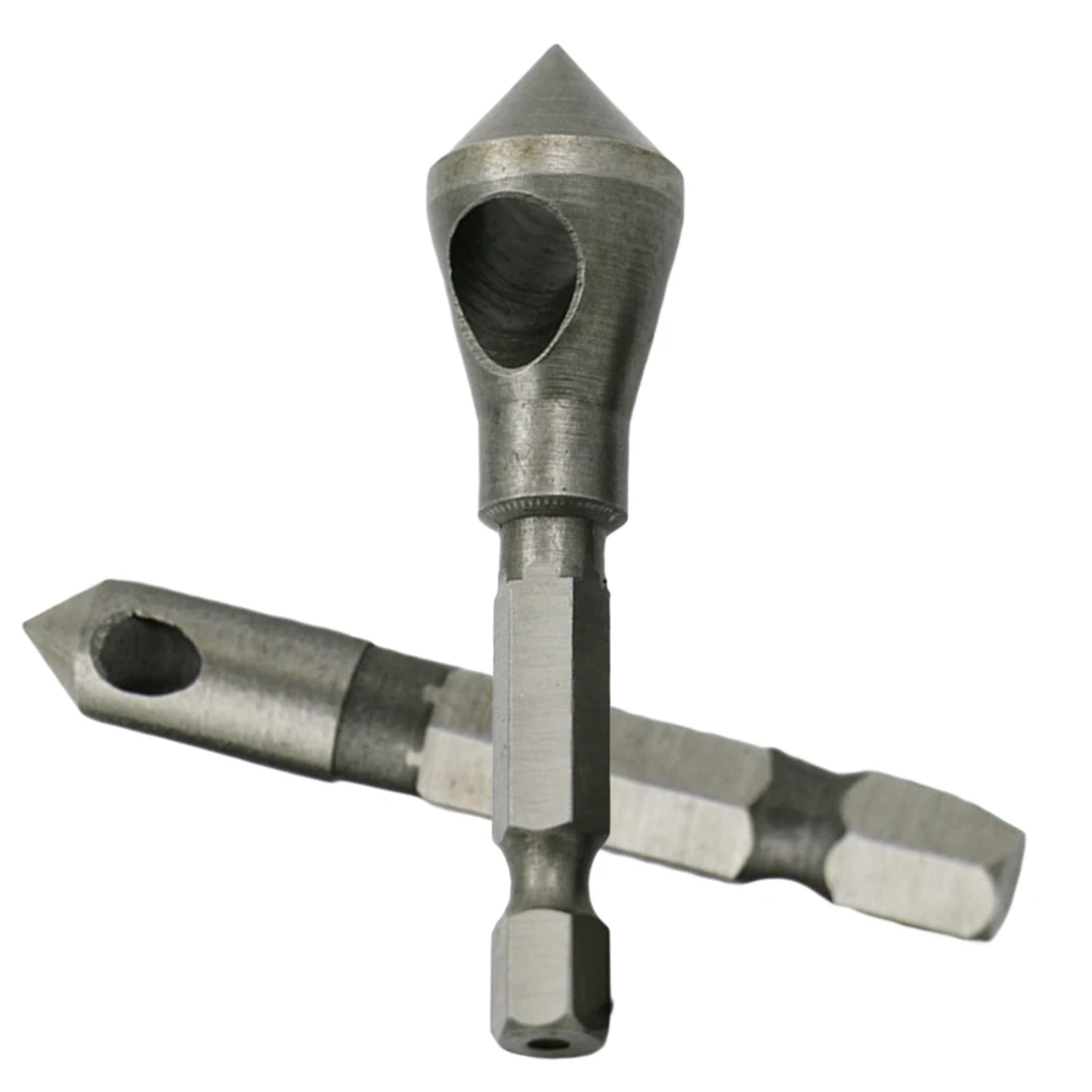 Hot 3PCS/lot HSS Titanium Coated Countersink & Deburring Drill Bit Hand