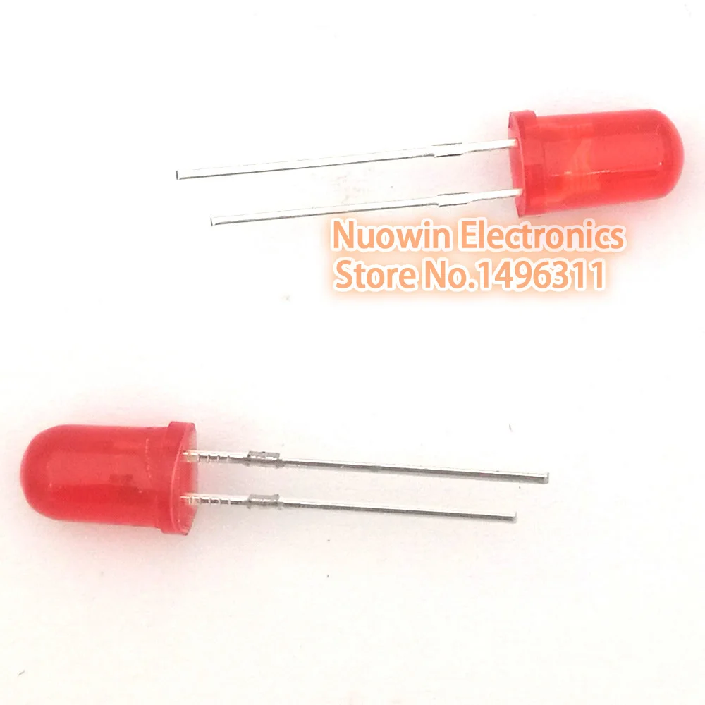 

100pcs Red light-emitting diodes Red turn Red white blue yellow green 5mm led