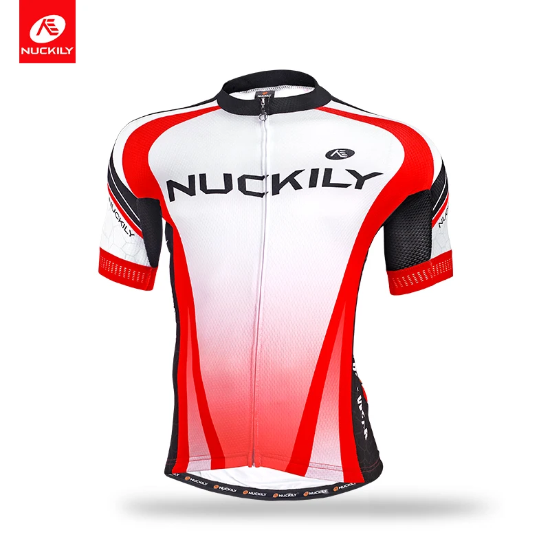 

Nuckily summer men 's cycling jersey Summer New Designs made with multi function features fabric MA016