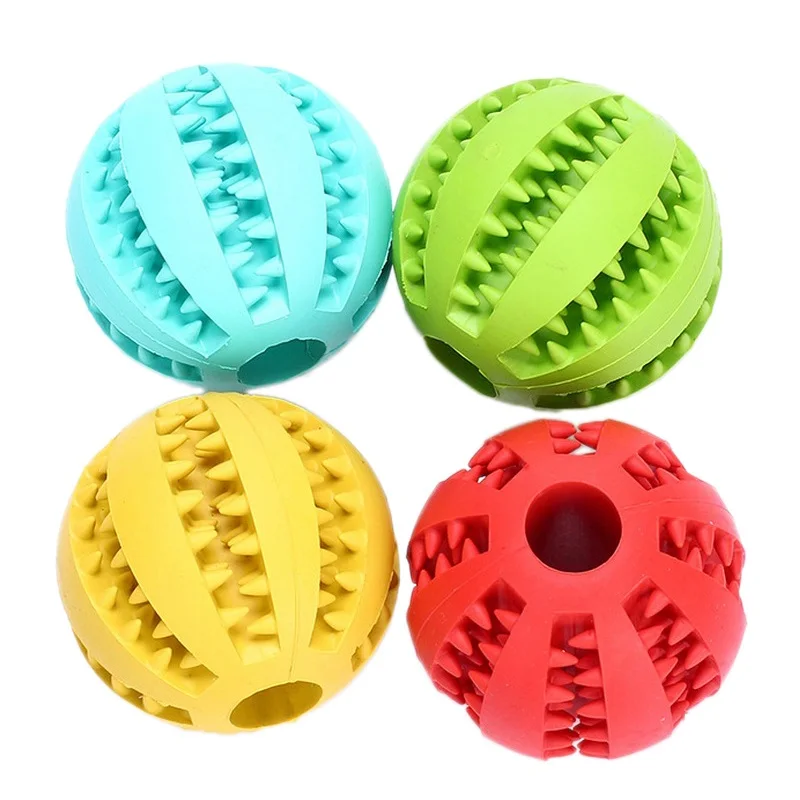 7CM Rubber Watermelon Ball Funny Natural Non toxic Pet Dog Cat Bite