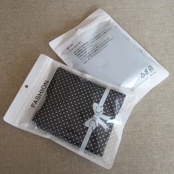 

100pcs Transparent Zip Lock Bag Plastic Seal Sealing Cloth Panties Socks Packaging Storage Bags Large Small Pouch