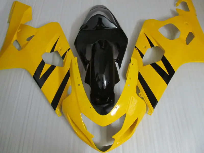 

Motorcycle Fairing kit for SUZUKI GSXR600 750 K4 04 05 GSXR 600 GSXR 750 2004 2005 ABS Top yellow black Fairings+7gifts SA46