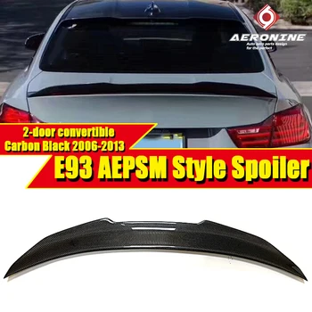 

E93 2 door Convertible Spoiler Rear Diffuser Trunk Wing PSM Style Carbon Fiber For 3 Series 325i 330i 335i Trunk Spoiler 2006-13