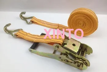 

38MM,6M--10M ratchet tie down cargo lashing auto motor shipping package strap shipment belt assembly,boat part,marine hardware