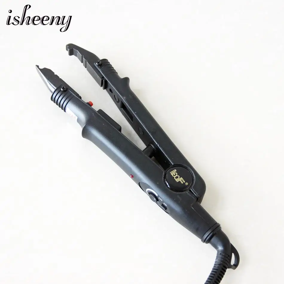 Loof 611 Black Hot Fusion Hair Extensions Iron Connectors Prefessional Control temperature Accessories For Hair Salon Style