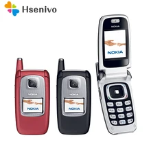 6103 телефон Nokia 6103 флип сотовый телефон с Bluetooth Восстановленный