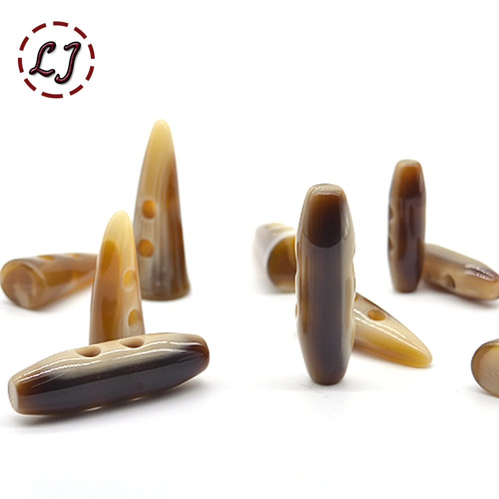 

New hot sale 10pcs/lot superior quality coffee resin horn button for overcoat jacket bag cloth garment Accessory Sewing DIY