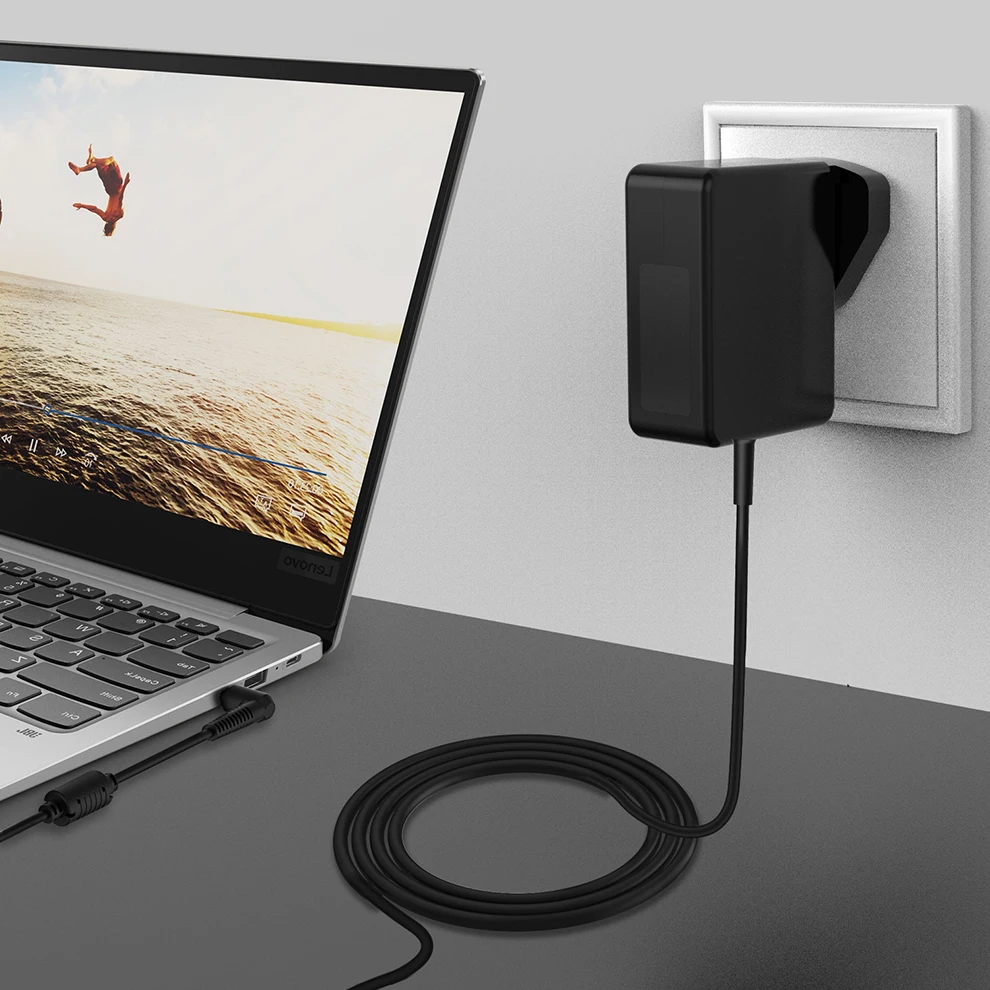 SeenDa 20v 2.25A 4 0*1 7mm ноутбук адаптер питания зарядное устройство для Lenovo IdeaPad 100 15 B50 10