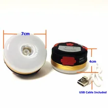 MingRay USB Перезаряжаемый кемпинговый фонарь 3W светодиодный и красный аварийный фонарь для палатки с магнитом портативный внешний аккумулятор фонарик