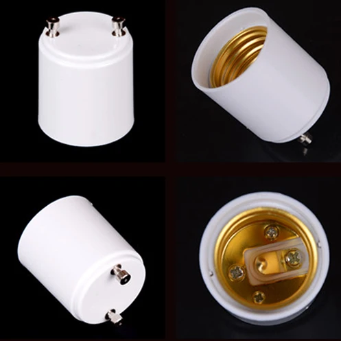 1 Pcs GU24 To E27 Edison Socket Adapter Converter E27/E26 LED Light Holder For Halogen CFL Bulb | Обустройство дома