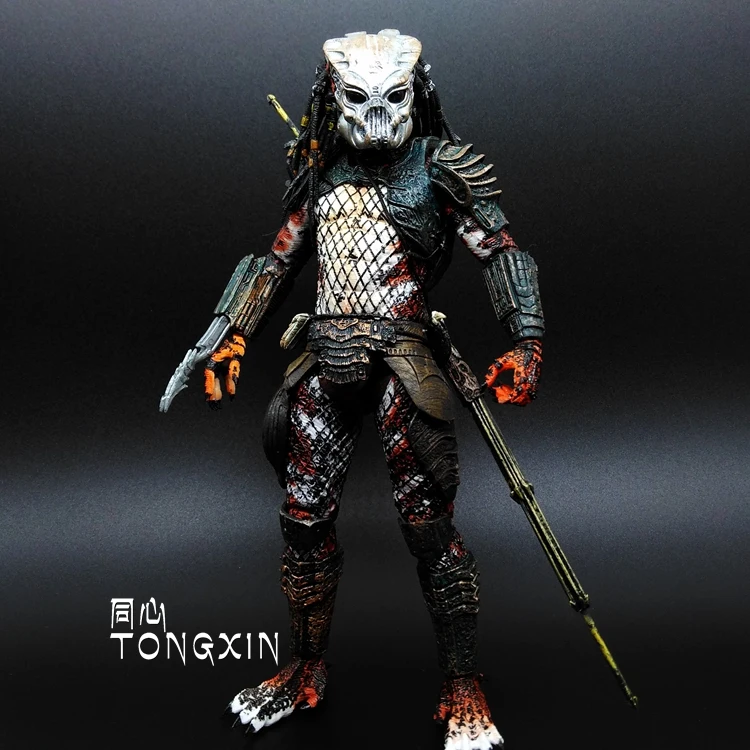 Alien VS Predator Warlord Jagged Warrior AVP кельтская подвижная кукольная маска фигурка T22