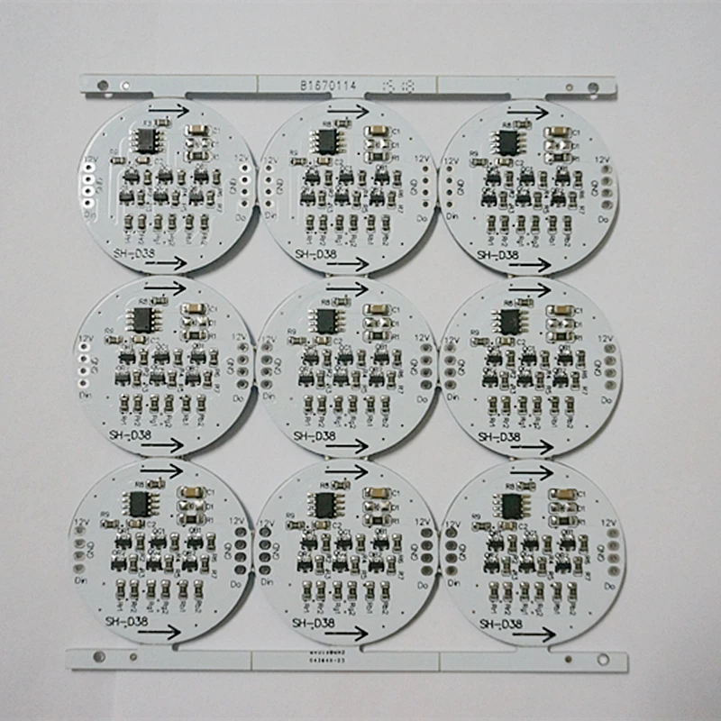 10 шт 5 мм общественного доска 5050 RGB светодиодный SMD Драйвер IC WS2811 DC12V D38-6 светодиодный s светодиодный модули СВЕТОДИОДНЫЕ лампы освещения