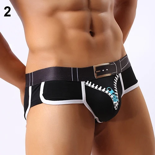 

Sexy Men's Breathable Cotton Front Cross Underwear Bulge Pouch Shorts Boxers