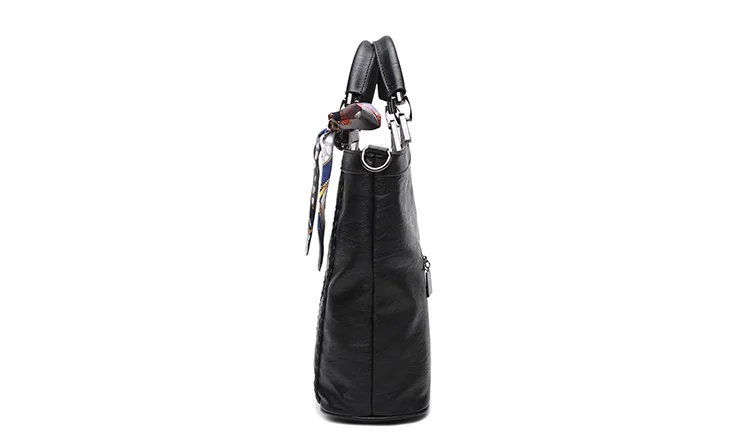 Модные женские кожаные сумки, женская большая сумка, Европейская и американская мягкая однотонная кожаная сумка, женская сумка V52