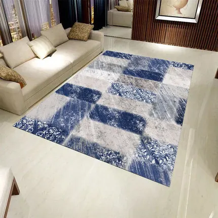 В европейском и американском стиле Ковры Гостиная Чай СТОЛ простой Спальня прикроватная моды Дом прямоугольной Коврики