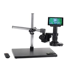16MP 5 screen 4K WIFI digital microscope/HDMI USB microscope industrial camera 180X C-mount lens Zoom soldering microscope scientific microscope c mount adapter 1x fitting for lei ca microscope adapter lei ca microscope c mount tv adaptor
