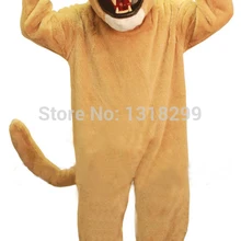 Талисман золотой костюм Пумы талисмана couguar маскарадный костюм на заказ маскарадный костюм для карнавала наборы костюмов