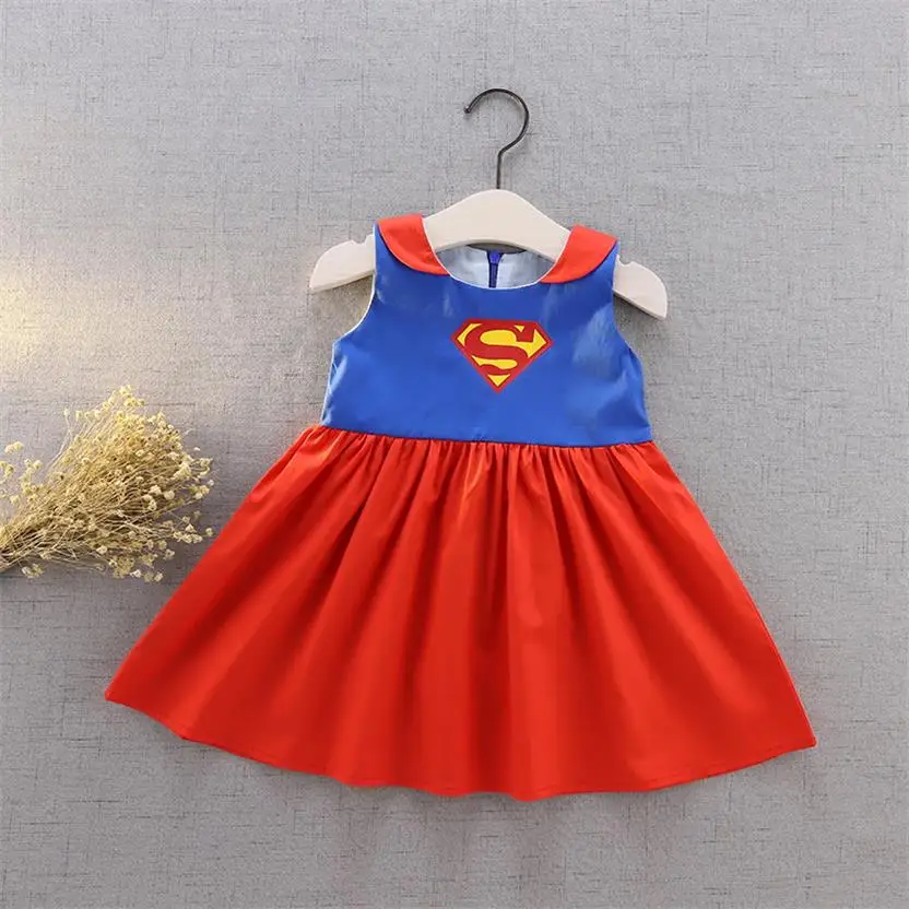 94-47-Cartoon Kids Princess Dresses for Girl