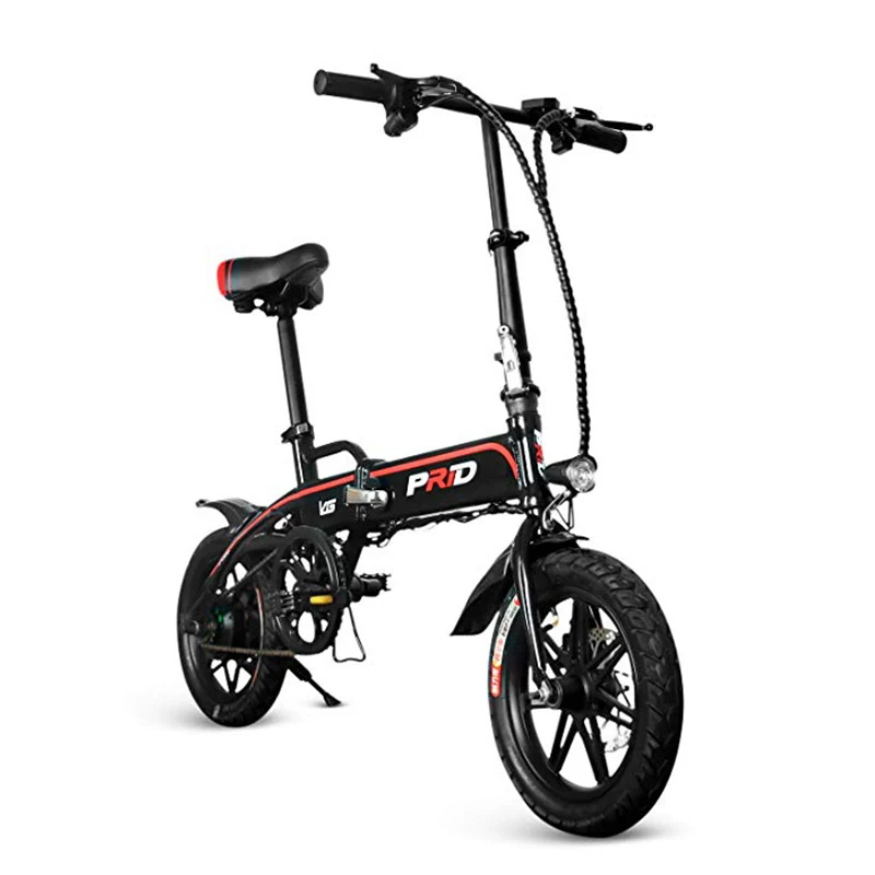 Perfect Mini ebike 14inch Aluminum Folding Electric Bike 350W Powerful Motor 36V10A Lithium Battery electric Bicycle adult City Scooter 15