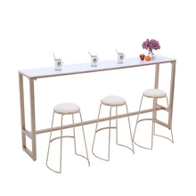 Скандинавский барный стул кованого железа стены для дома, бара, настольный Простой Длинный барный стул высокий стол и стул сочетание