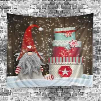 

Christmas Decorations Tapestry Wall Hanging Santa Claus Beach Throw Towel Yoga Mat Bedspread Blanket