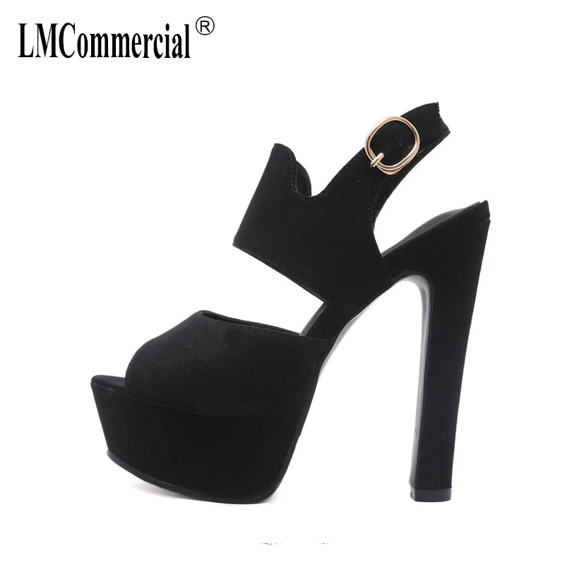 European American fashion women's sandals summer new women's shoes vintage thick heels Korean version of high heels women European American fashion women's sandals summer new women's shoes vintage thick heels Korean version of high heels women