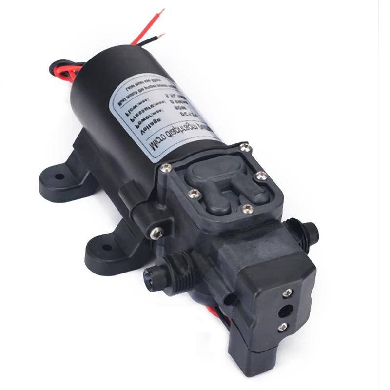 

DC Diaphragm Pump 12V 80W Diaphragm Water Pump 5.5L/min High Pressure Diaphragm Water Self Priming Pump For RV Boat