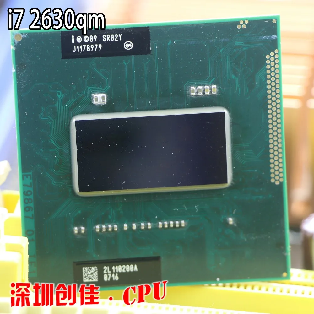 Оригинальная официальная версия intel оригинальная PGA I7 2630QM I7-2630QM 2,0-2,9G/6 M SR02Y cpu FCPGA988