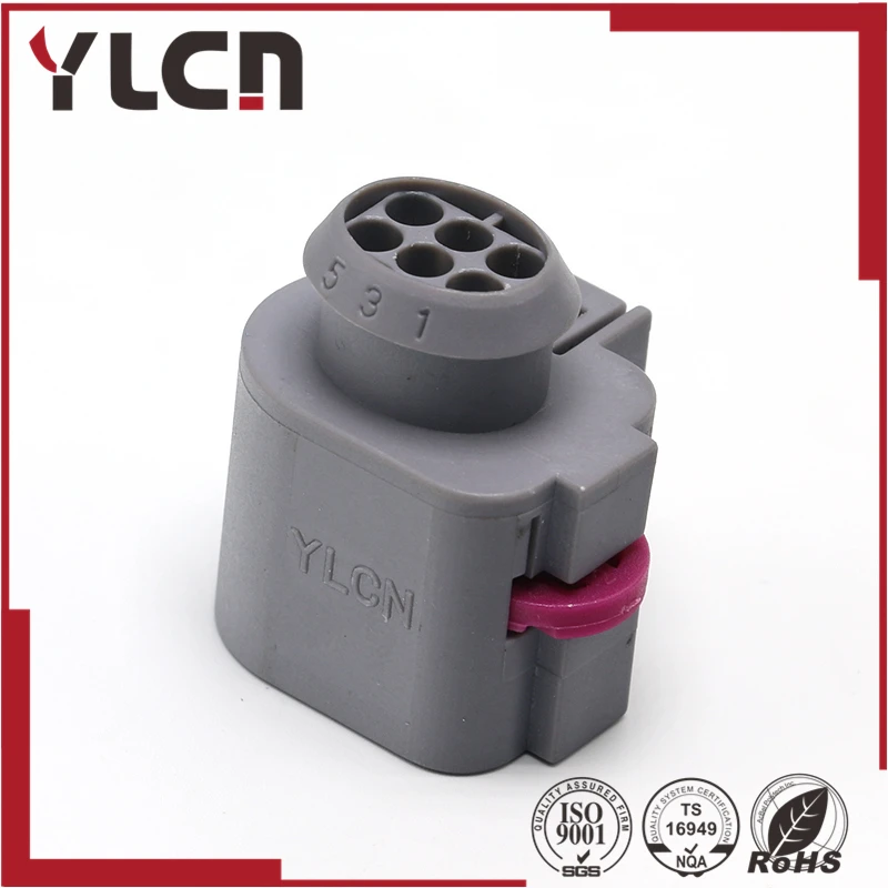 Tyco 6 Pin Female 1 5 мм набор коннектор датчика для VW Audi Skoda 1J0 973 713/1J0973713|female pin connector|female