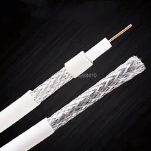 Длинный коаксиальный кабель SYWV75-5 Низкая потеря Коаксиальная антенна кабель для мобильного сигнала ретрансляционный усилитель