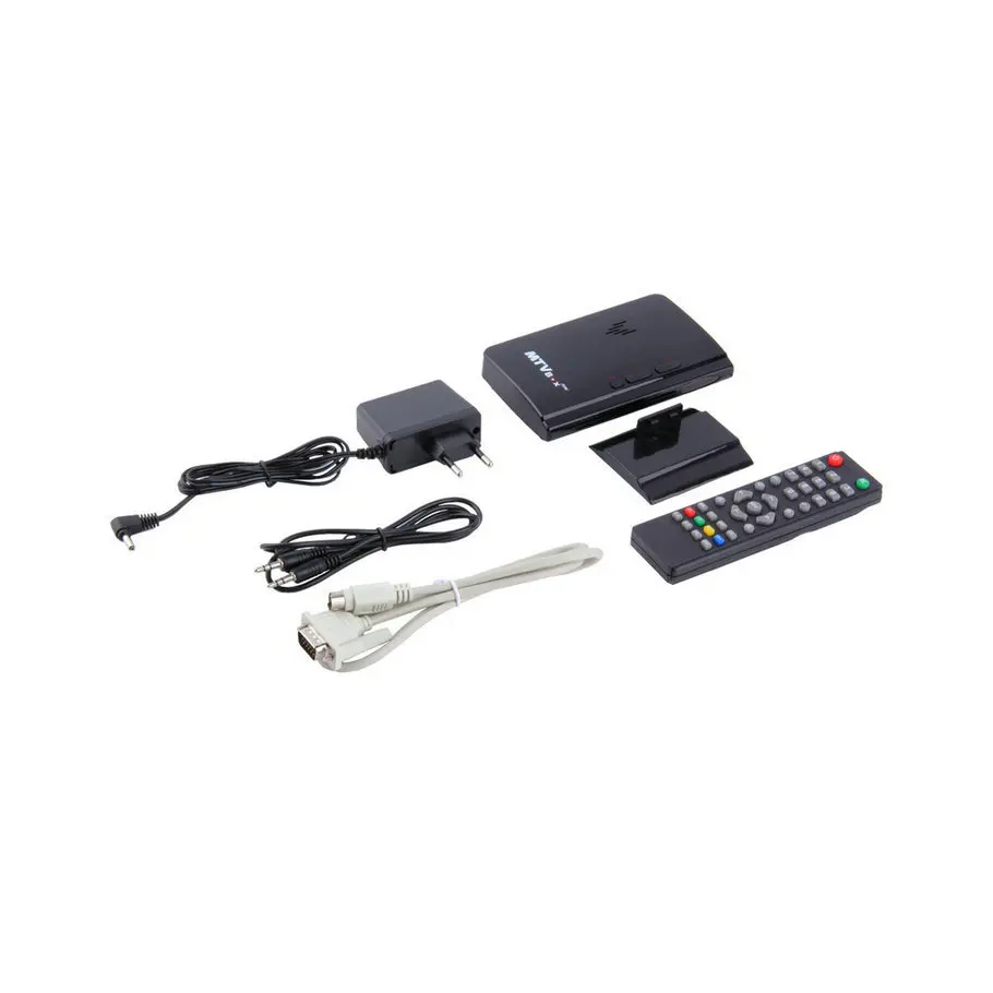 New LCD CRT VGA External TV Tuner PC BOX Receiver Tuner HD 1080P