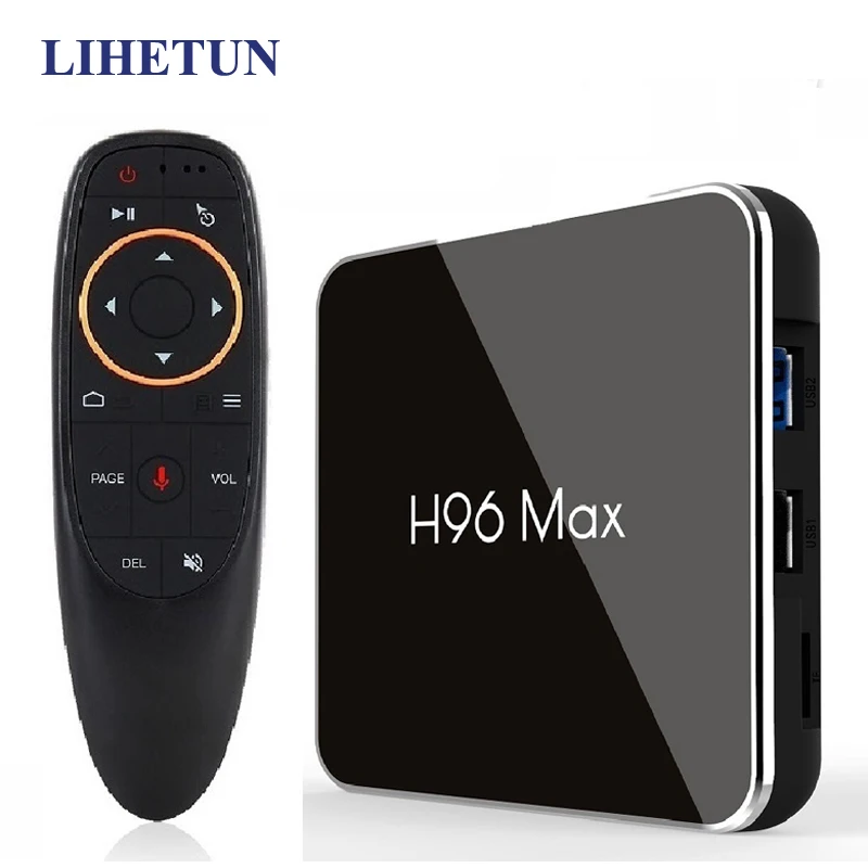 H96 Max X2 Smart Android 8 1 tv BOX Amlogic S905X2 LPDDR4 2 ГБ 4 ОЗУ 32 Гб 64 ПЗУ четырехъядерный 4G/5 ГГц Wifi BT H.265