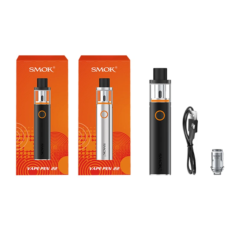 Smok 10 шт./лот электронная сигарета Vape ручка 22 комплекта встроенный аккумулятор 1650 мАч Vape ручка 22 Танк против TFV12 ручка Prince Vape