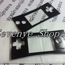Для Gameboy Micro GBM задняя крышка заменить новой прозрачный Лицевая панель