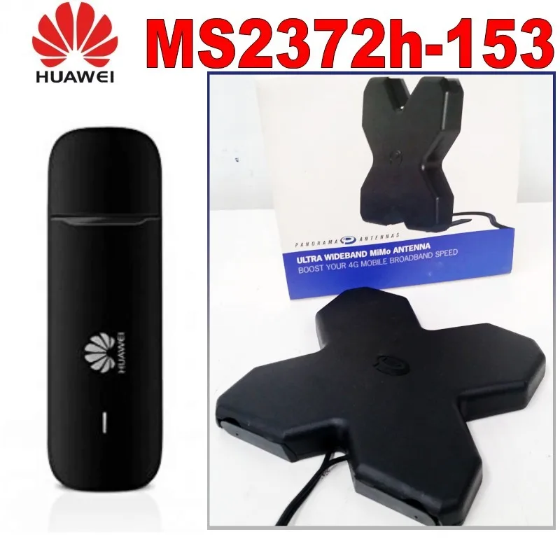 Huawei MS2372 Stick MS2372h-153 с телевизионные антенны 150 Мбит/с 4 г LTE USB dongle datacard