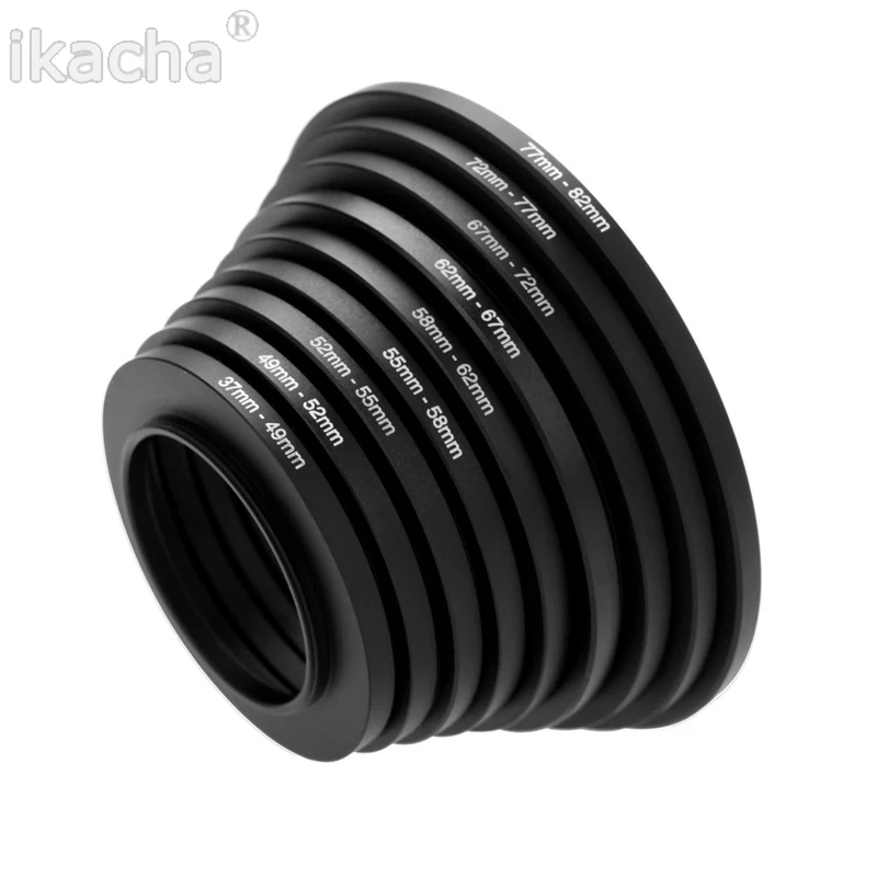 18pcs Camera Lens Filter Step Up Down Ring Adapter (2)