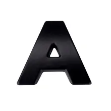 Auto 1pc 3D A TO M car stickers Metallic Chrome Emblem Badge car styling 3D Sticker car-covers personality car accessories Jul15