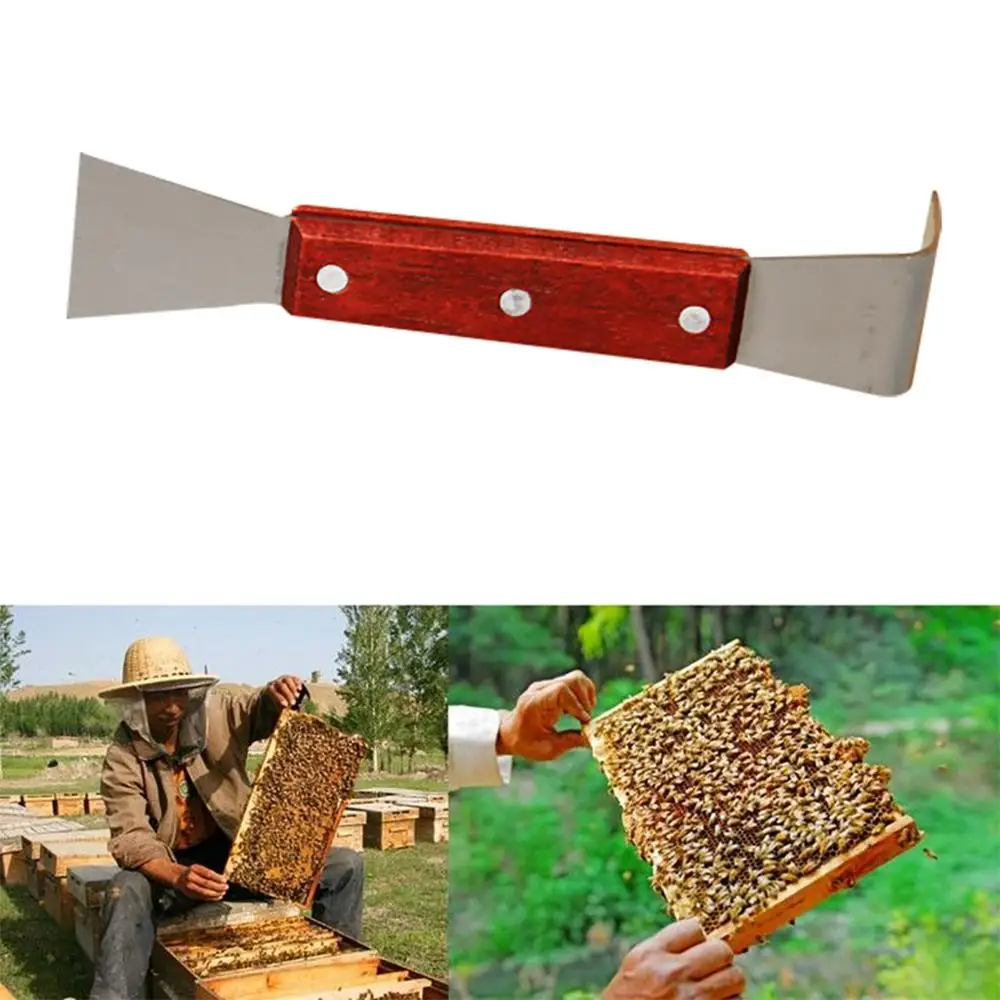 Пчелиный инструмент из нержавеющей стали тип большого пальца пчелиный мед нож пчелиный скребок для улья Многофункциональный пчеловодческий Пчелка скребок режущий нож для меда 5pz