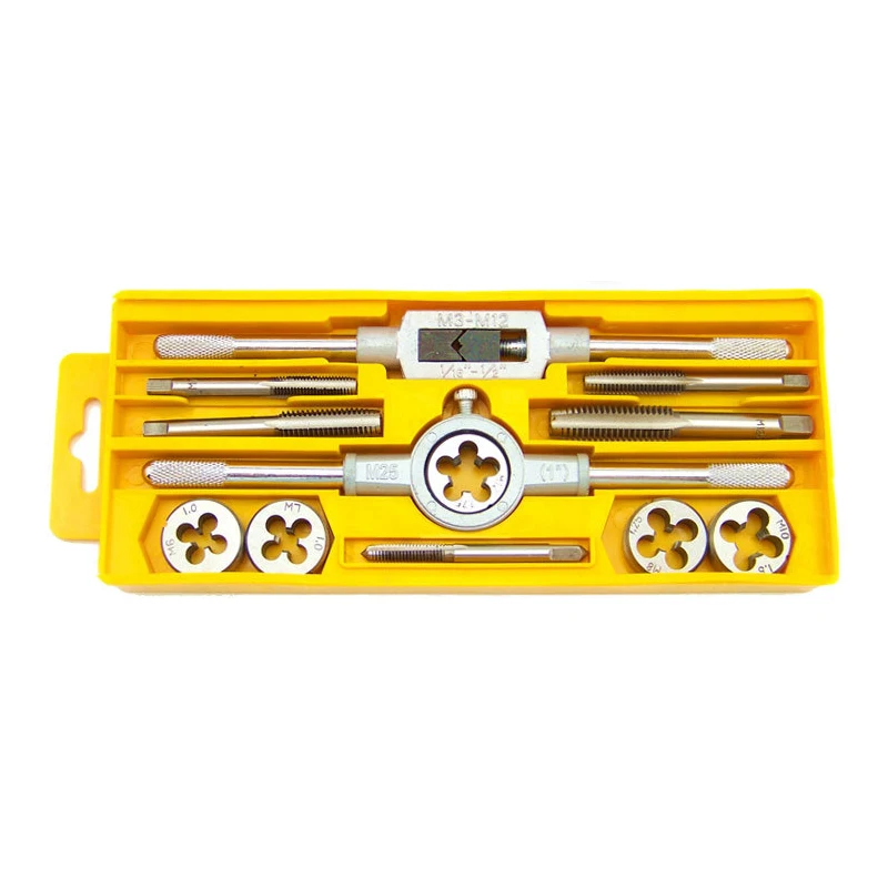 12/20/40Pcs/Set Alloy Steel Tap and Die Set Metric Tapping Threading